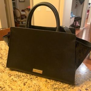 Zac Posen Black Purse w/ Patent sides like Celine